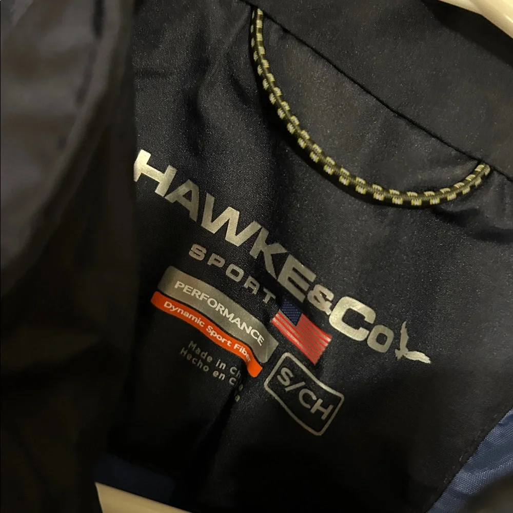 Hawke & Co Men's Quilted Puffer Jacket - Dark Blue